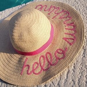 Floppy Sun Hat "Hello Sunshine"
